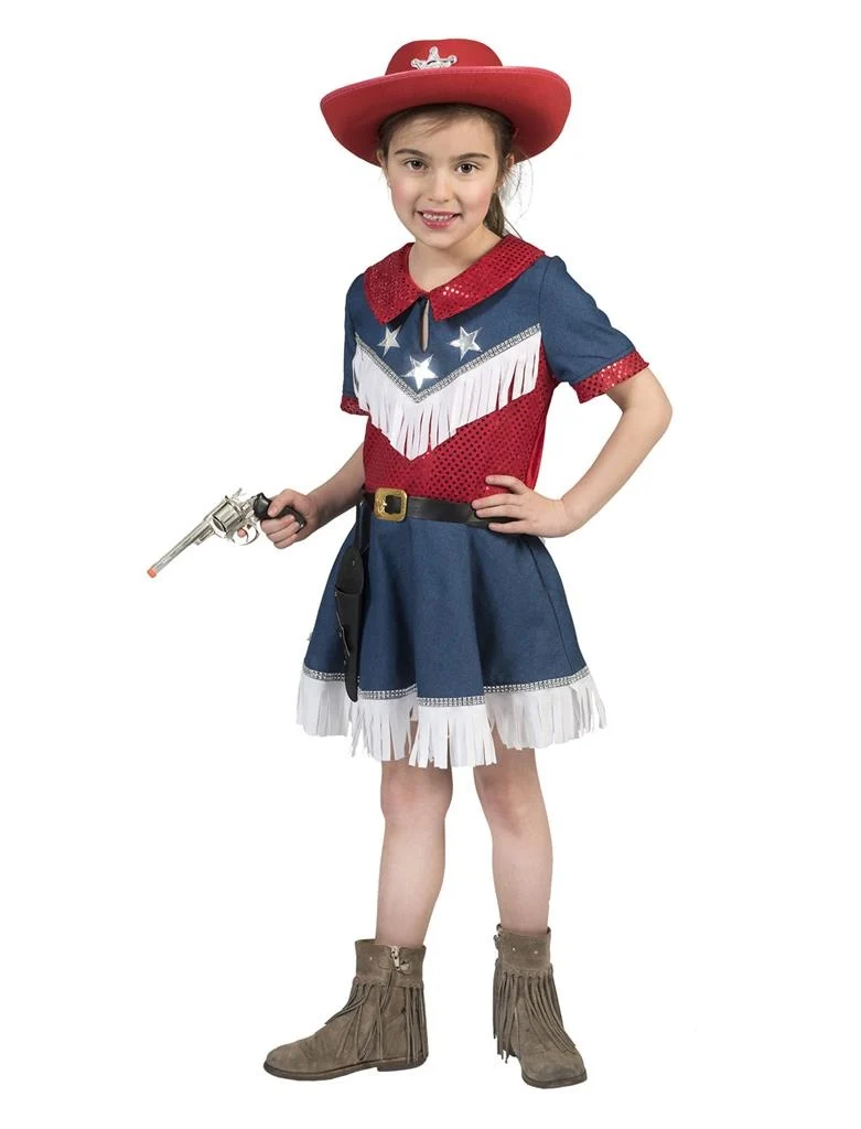 Cowboyjurkje Jeans Texas voor meisjes