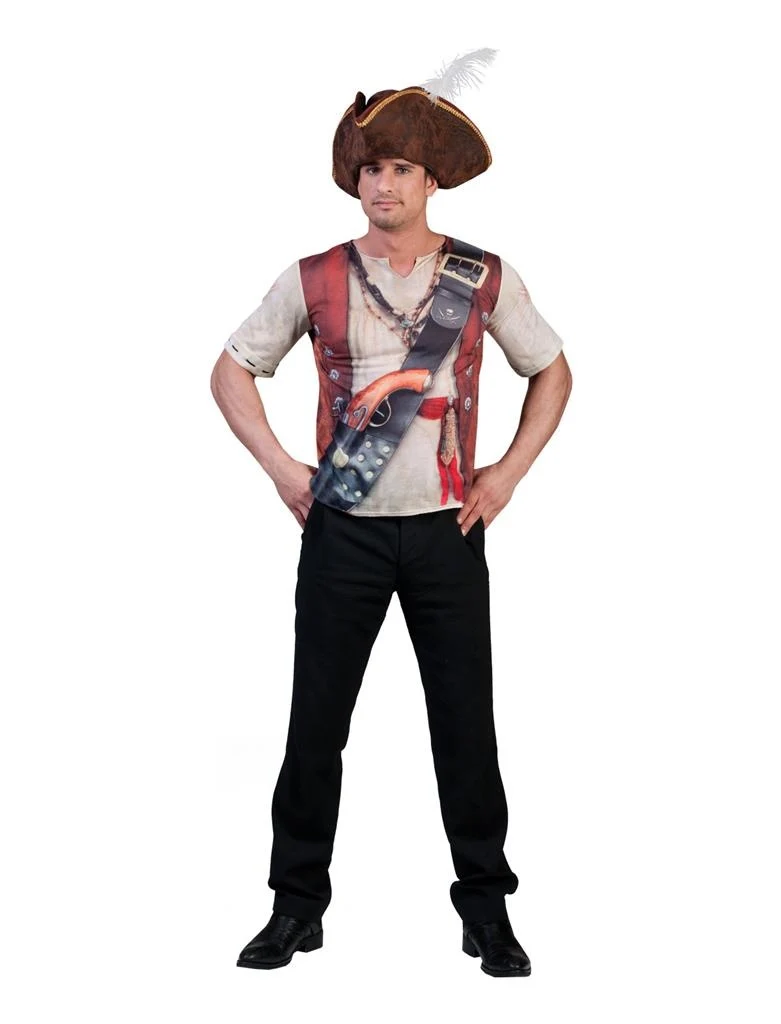 3D T-shirt Piraat