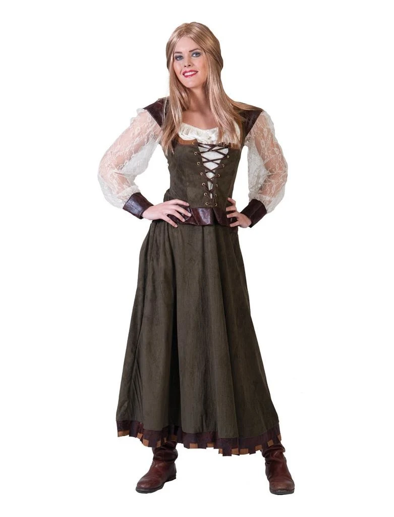Middeleeuwse dame kostuum Marion