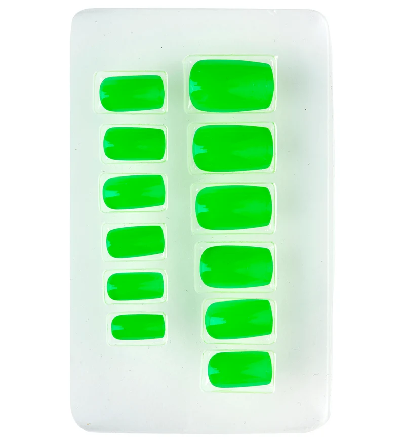 Airbrush nagels neon groen