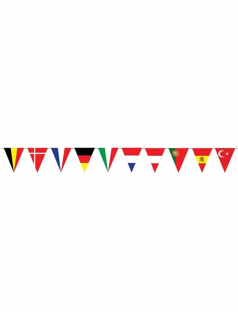 Vlaggenlijn Landen Europa - 5 meter