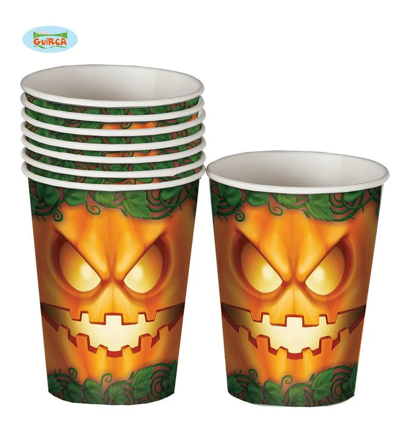 Halloween bekers pompoen