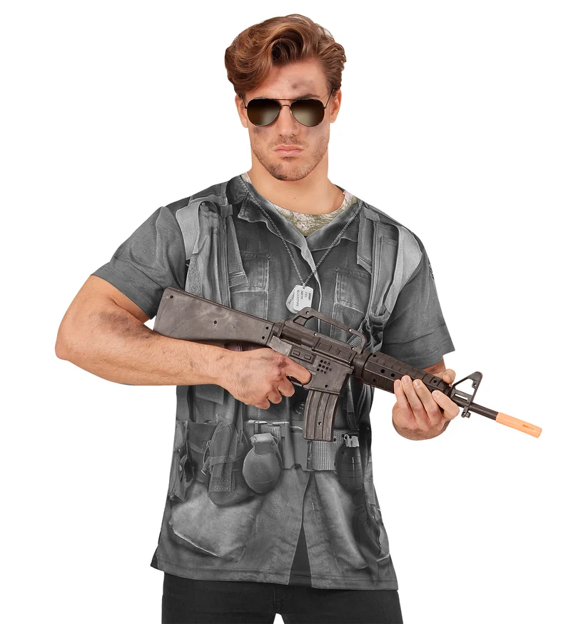 3D Soldaten shirt man