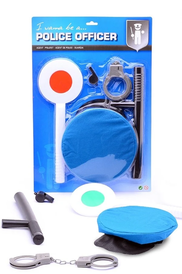 Politieset op kit 5 delig