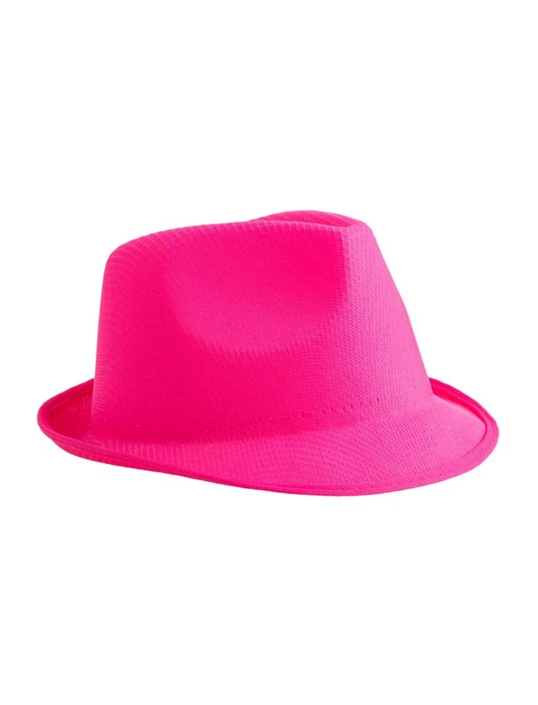 Fluor roze hoed
