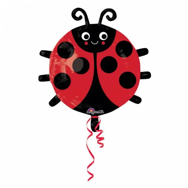 Folie Ballon Lieveheersbeestje 45 x 48 cm