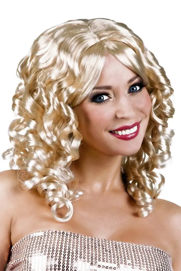 Pruik Cocktail blond