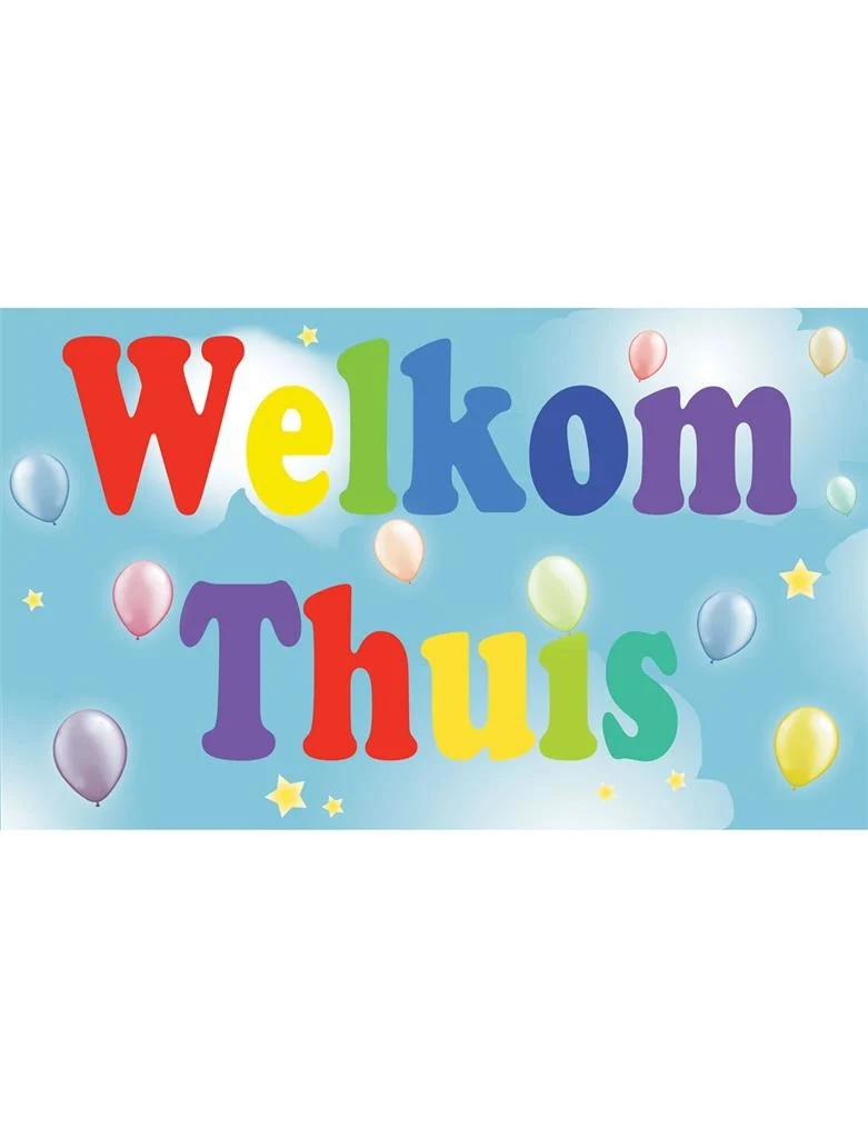 Vlag welkom thuis
