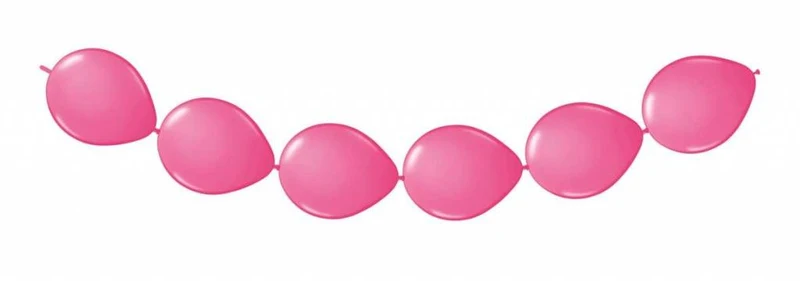 Roze Knoopballonnen - 3 meter