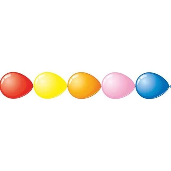 Doorknoopballonnen mix kleuren 100 stuks
