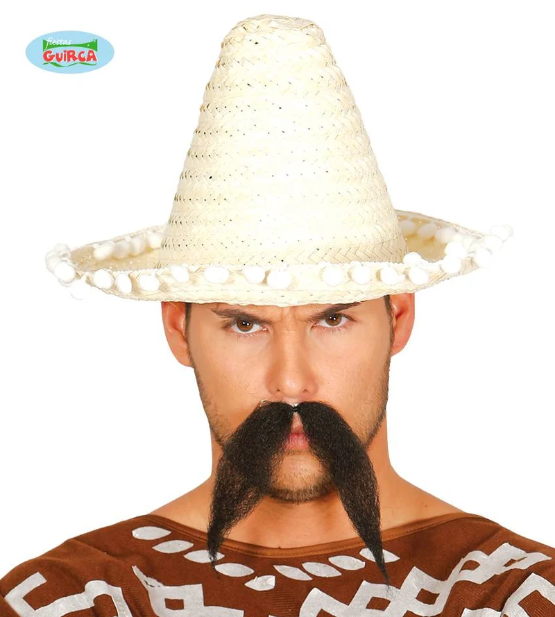 Mexicaanse sombrero naturel 33cm