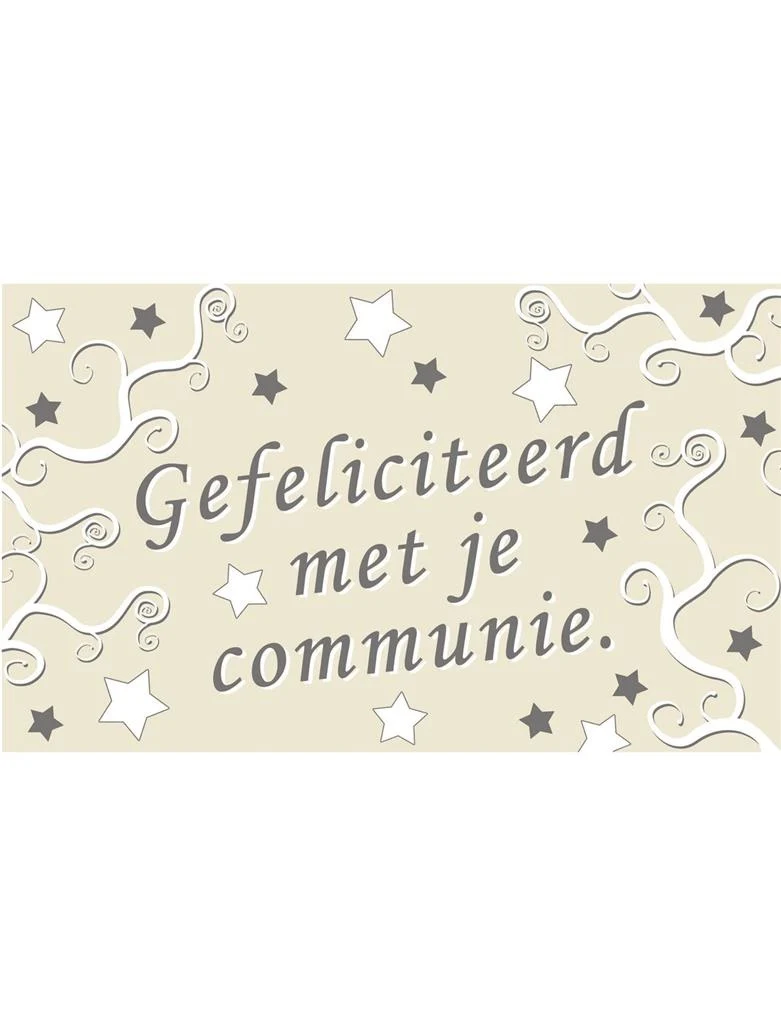 Vlag Gefeliciteerd met je communie