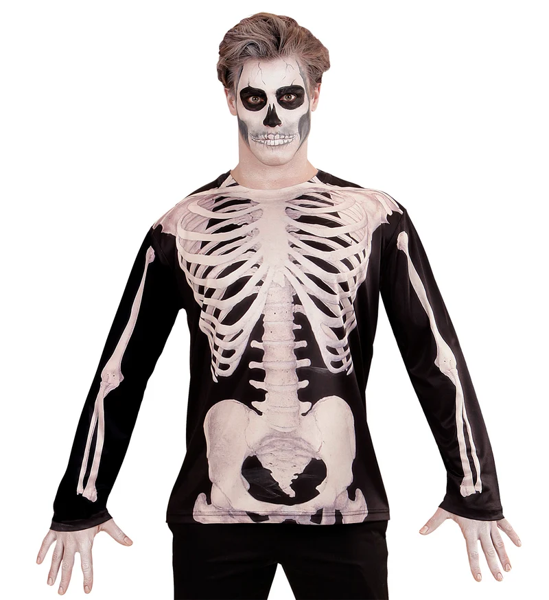 3D Skelet shirt man