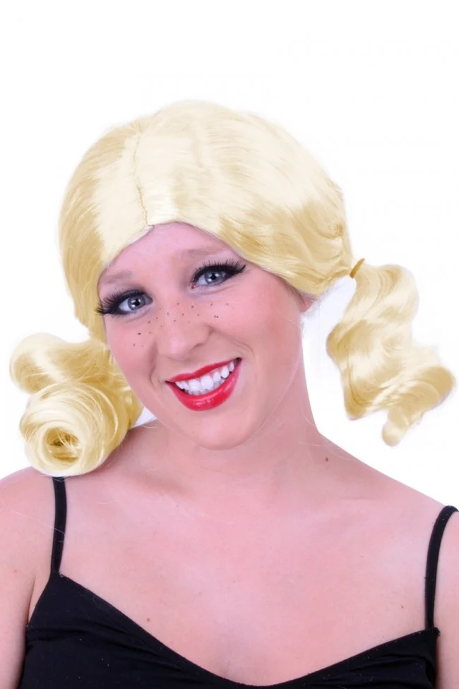 Pruik Hedwig blond