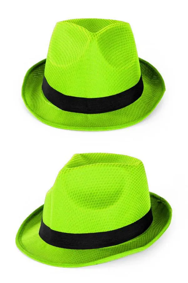 Gleufhoedje populair neon groen