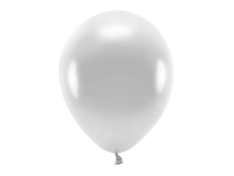 Metallic ballonnen zilver 100 stuks