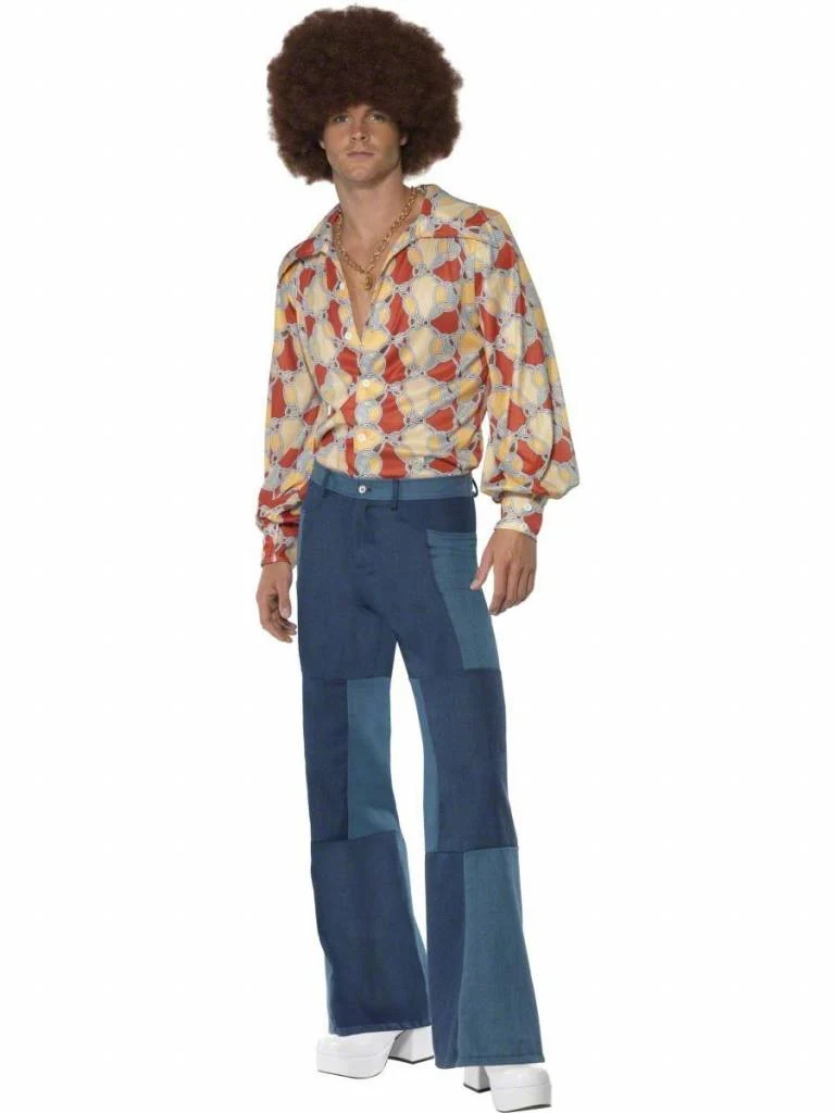 70's Denim look broek