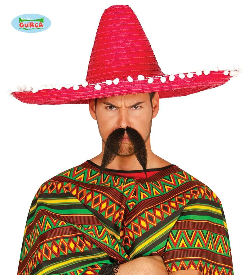 Rode Mexicaanse Sombrero 60cm