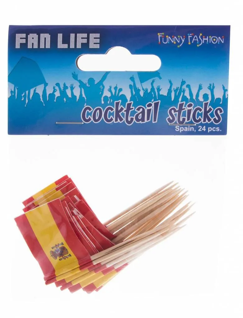 Cocktailprikkers Spanje 24 stuks