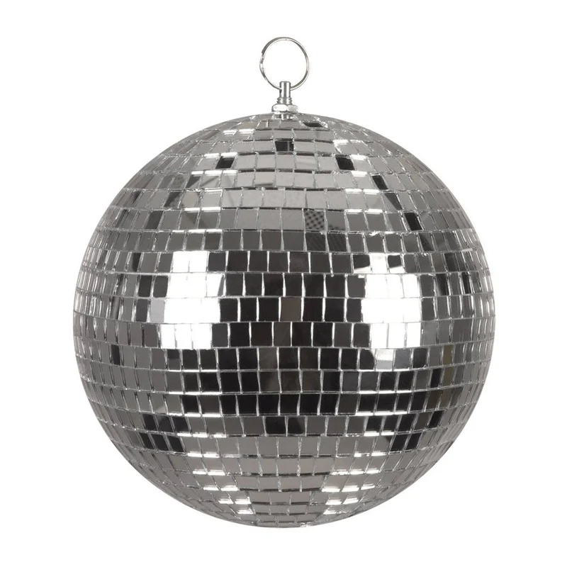 Zilveren discobal 20 cm
