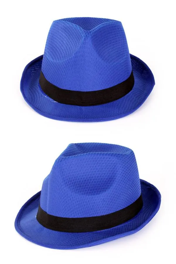 Gleufhoedje populair blauw