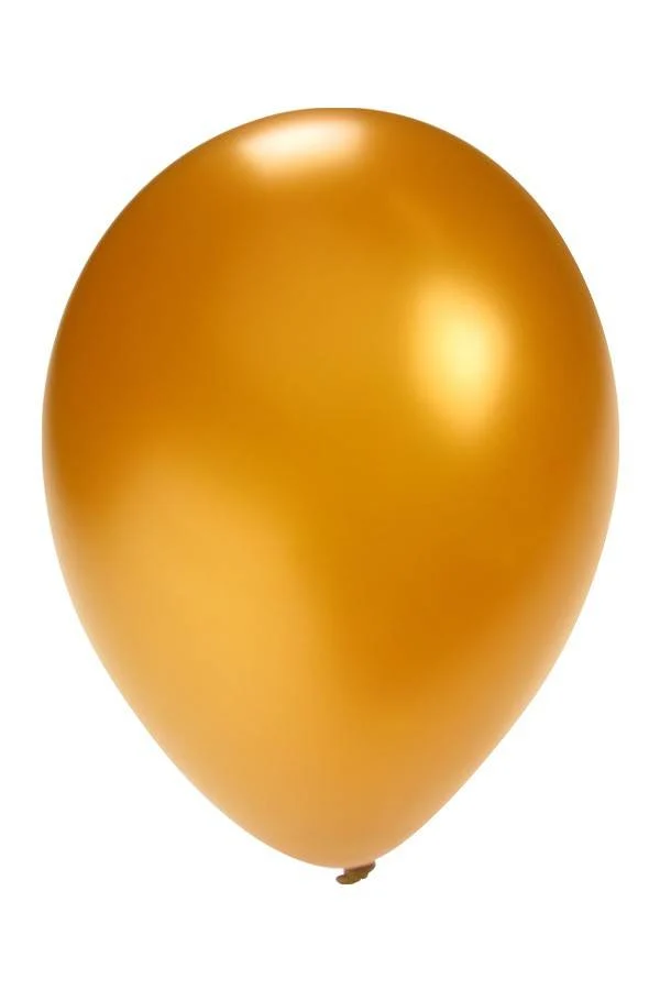 Ballonnen metallic goud 5 inch 100 stuks