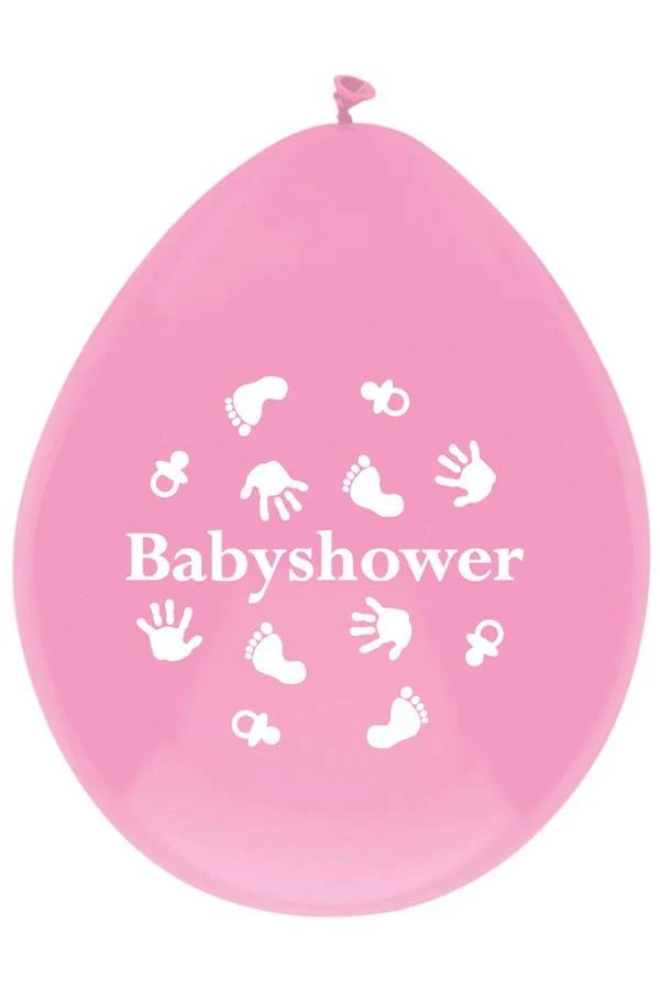 Roze ballonnen Babyshower meisje