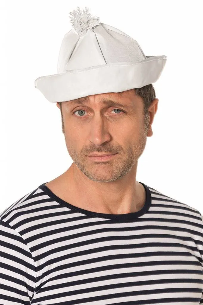 Matrozen hoedje wit