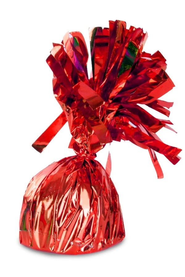 Ballon gewichtje rood 140 gr  Ø6 cm