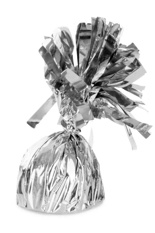 Ballongewichtje zilver 140 gram Ø6cm