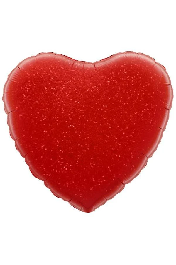 Folie ballon hart rood nr. 18 45.7cm