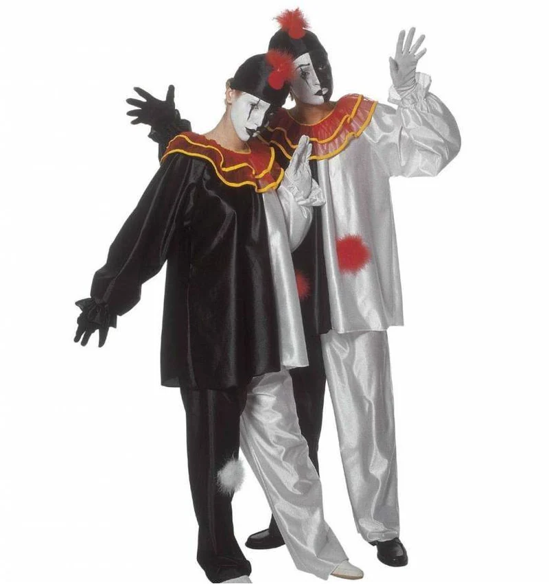 Pierrot Clown Kostuum