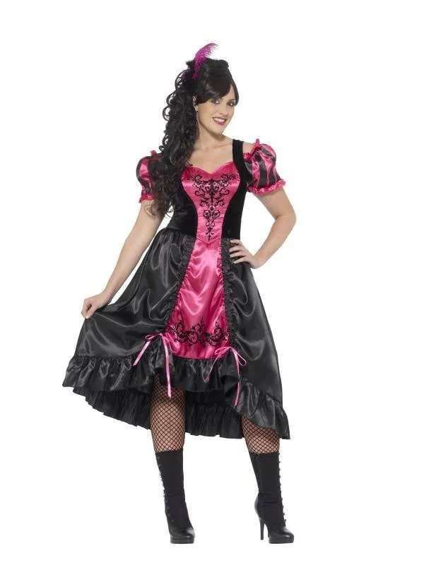 Saloon girl kostuum plus size