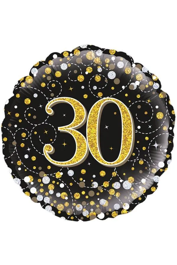 Folie ballon Sparkling 30 jaar 45.7cm