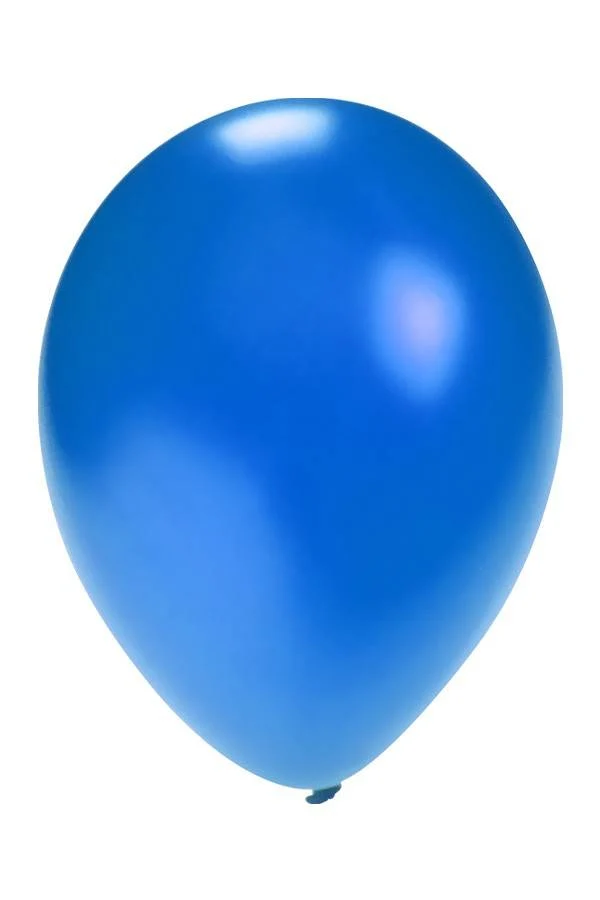 Ballonnen metallic blauw 5 inch 100 stuks