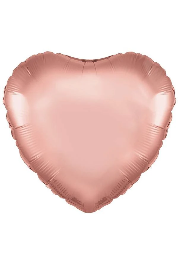 Folie ballon hart roze goud nr. 18 45.7cm