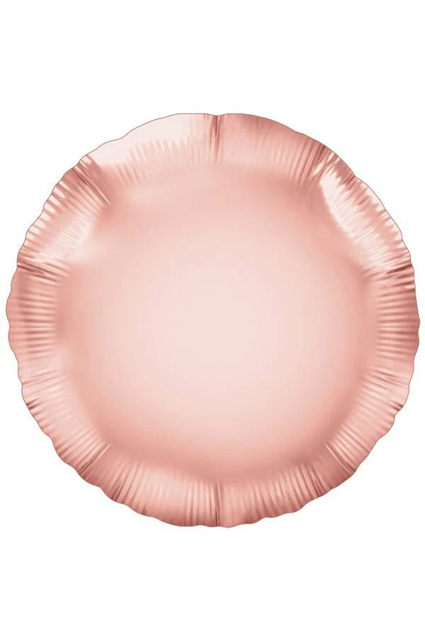 Ronde folie ballon roze goud nr. 18 45.7cm
