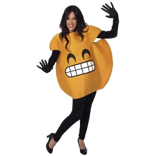 Lachende Emoticon kostuum