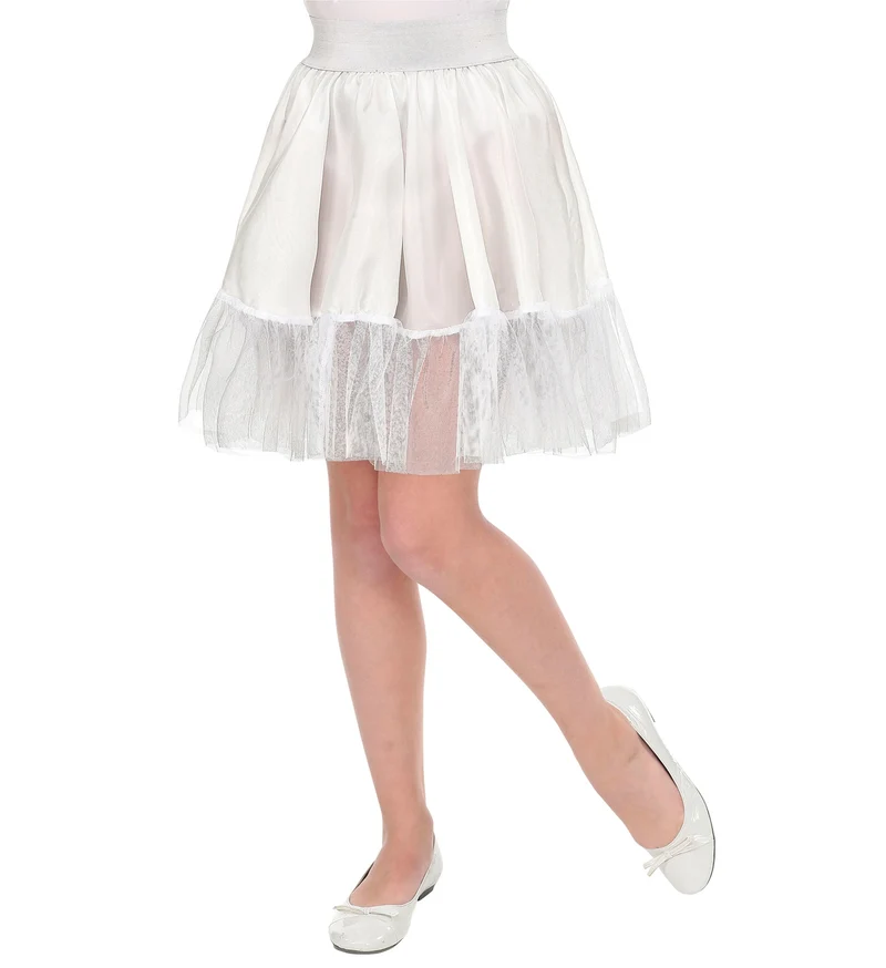 Witte petticoat kind one size