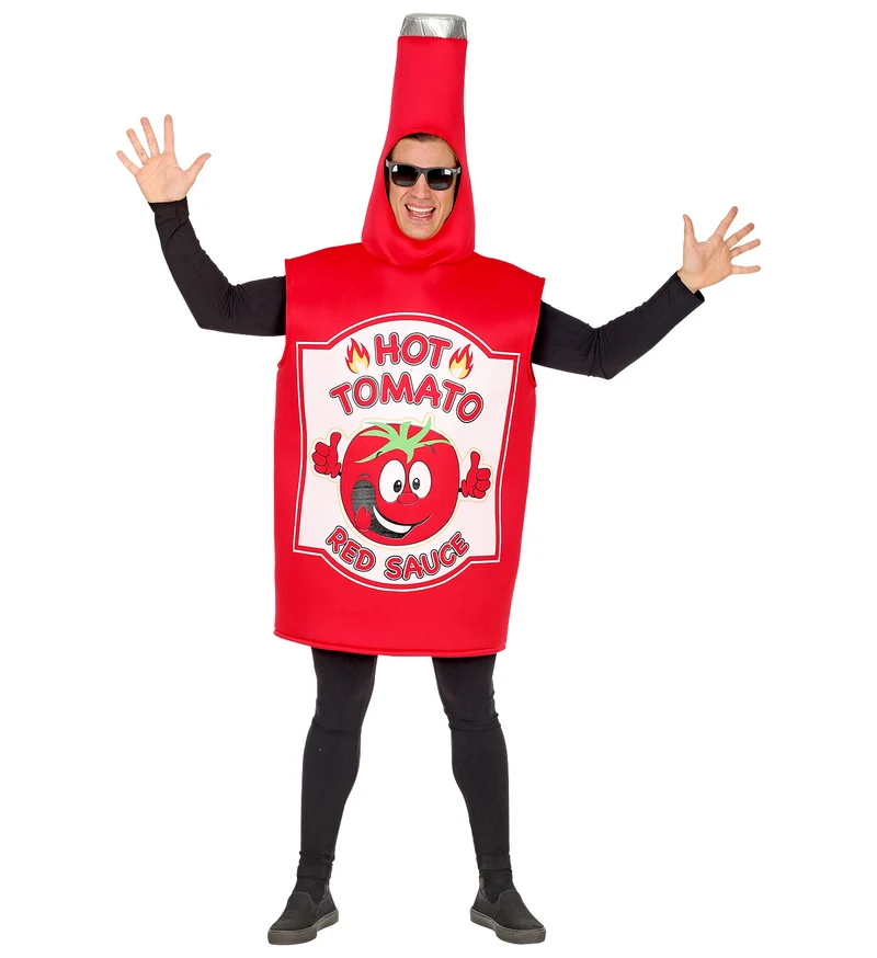 Tomaten ketchup fles pak volwassenen