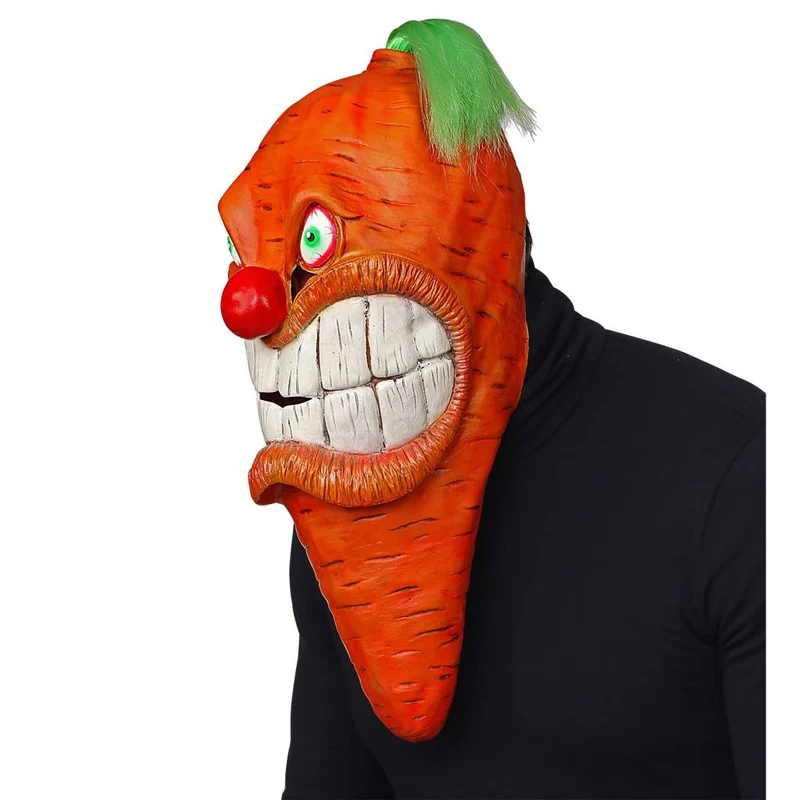 Wortel zombie masker groot