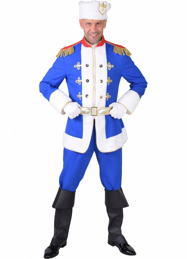 Kozak Kostuum Heer Blauw