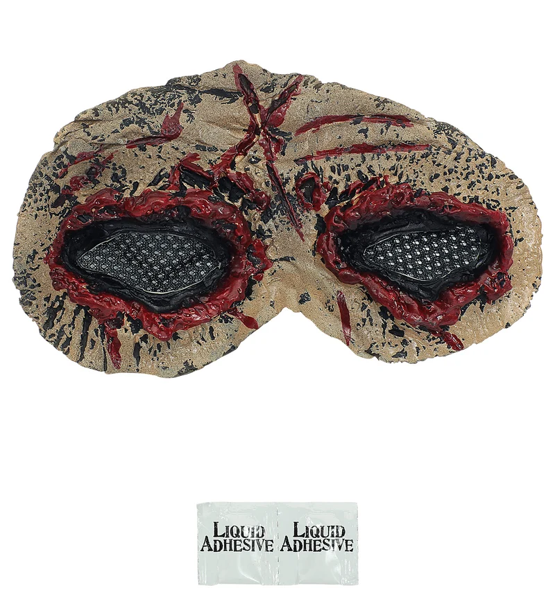 Latex zombie ogen wond
