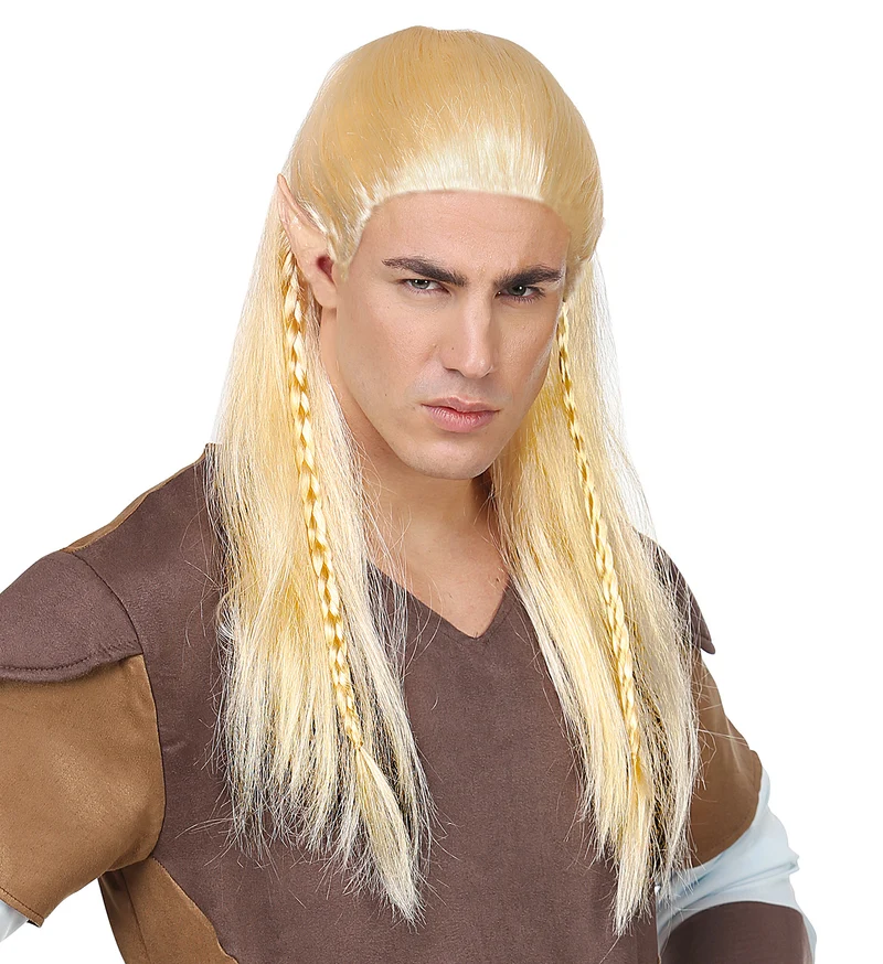 Elfen pruik Glamredhel