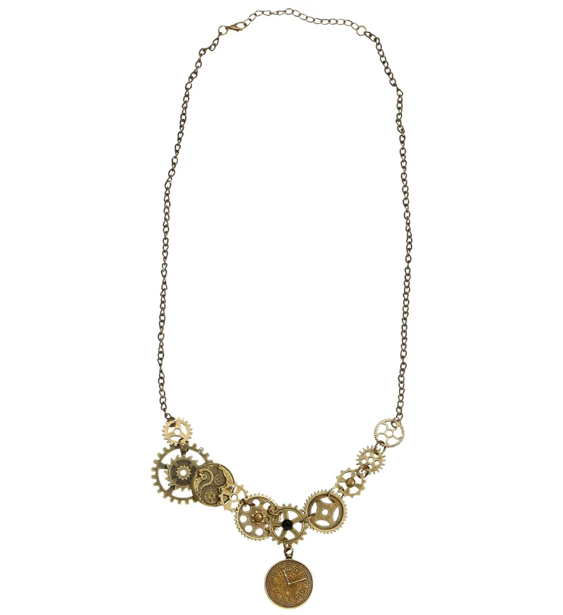 Steampunk halsketting raden