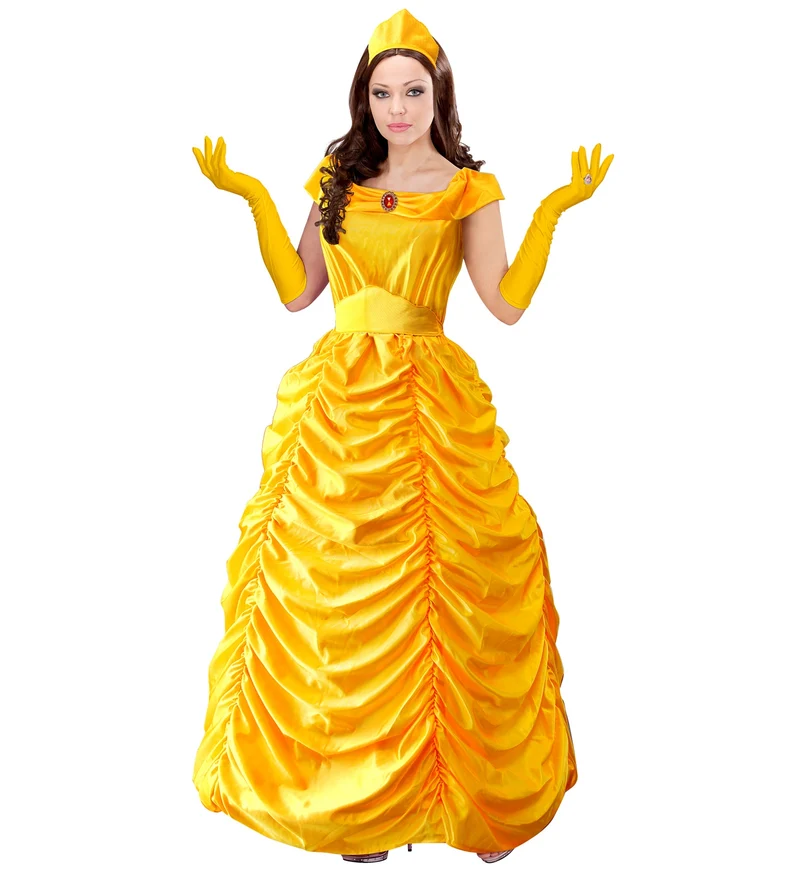 Gele prinsessenjurk Maxima