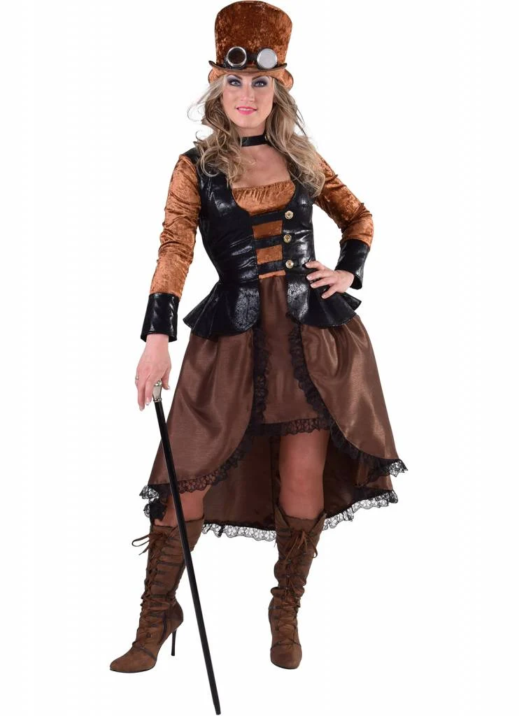 Steampunk jurk Evi