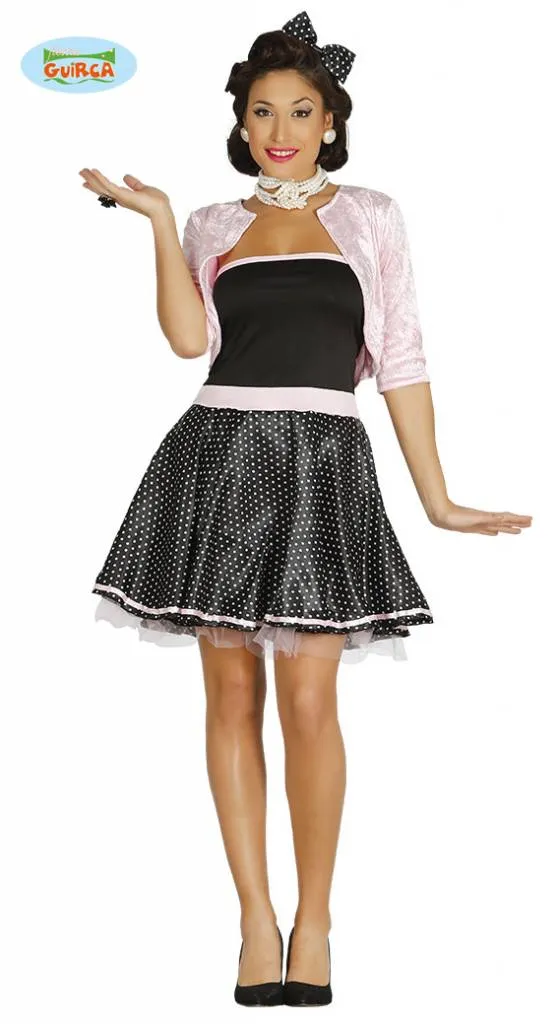 Rock 'n roll 50's kostuum dame