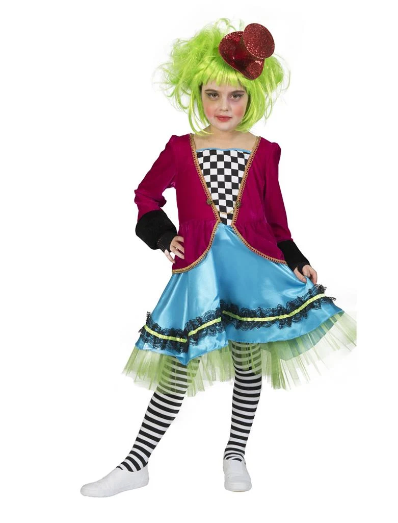 Gek Mad Hatter pak meisje
