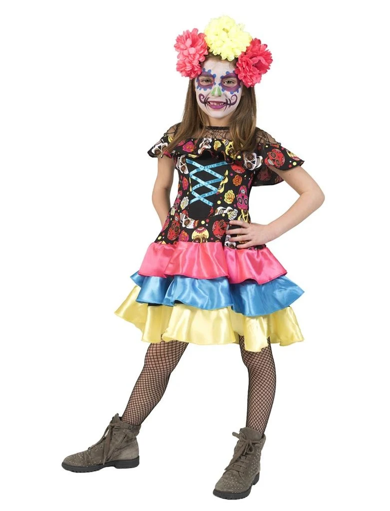 Day of the dead pakje Muerto Mira meisje